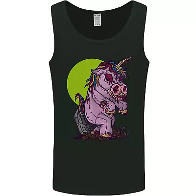 A Zombie Unicorn Funny Halloween Horror Mens Vest Tank Top • £9.99