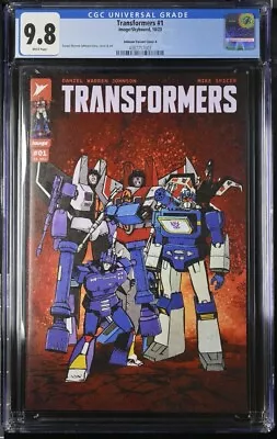 TRANSFORMERS #1 CGC 9.8  Johnson Variant Cover A Image Comics 2023 🔥 🔑 • $79.99