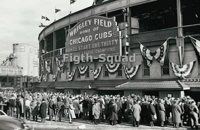Picture Photo Chicago Cubs Wrigley Field Vintage Baseball Stadium 7395 • $5.95