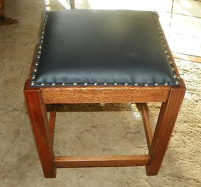 Solid Quartersawn Oak Mission Footstool / Stool / Bench  (FS69) • $314.10