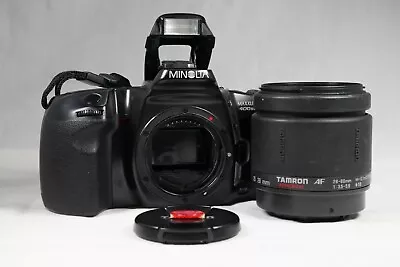 Minolta Maxxum 400si 35mm SLR Film CAMERA Quantaray 70-210mm 1:4~5.6 Lens • $24.95