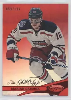 2012-13 Certified Mirror Red /199 Marian Gaborik #10 • $4.28