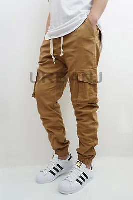 Men's Camo Cargo Twill Stretch Jogger Pants (s-5xl) 5 Colors * Victorious *  • $26.95