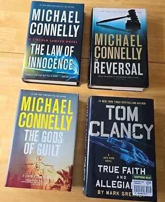 3MICHAEL CONNELLY Hardboun Books: Reversal Law Innoc Gods Of Guilt1TomClancyB • $17.99