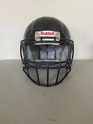Riddell Revo Speed Football Helmet Black Facemask Youth Medium 2019yr. #219 • $40