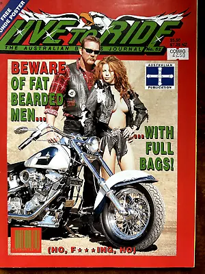 Live To Ride Issue 52 1990s Australian Men's Motorbike Biker Magazine • $12.63