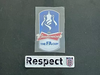 Premier League Budweiser FA CUP 2013/14 Patch Set Football Badge Wigan Man City • £9.25