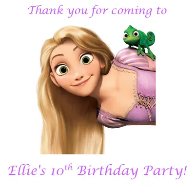 Personalised Paper Party Bags Sweet Favour Birthday Cake Disney Tangled • £16.99