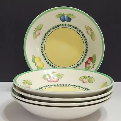 SET OF *5* Villeroy & Boch French Garden Fleurence Pasta Bowls Germany 9  Large • $89.99