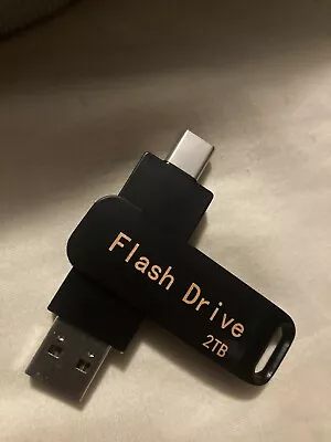 2TB Type C USB 3.0 Flash Drive 2 In 1 Memory Stick Thumb Drive U Disk • $9.99