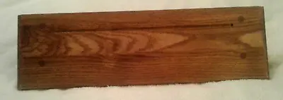 Vintage Cornwall Ind. Solid Wood Slotted 20X6 Novelty Wall Shelf • $18.95