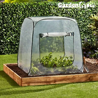 Garden Grow Outdoor Tunnel Cold Frame Fruit Veg Plant Protector PopUp Greenhouse • £17.99