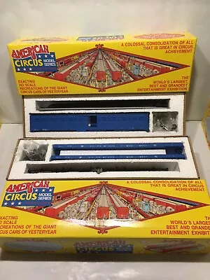 HO SCALE WALTHERS CIRCUS TIM McCOY STOCK CAR And FLATCAR  NIB • $39.99