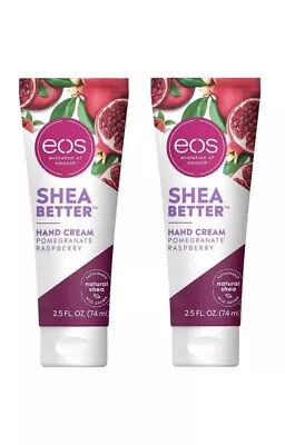 Eos Shea Better Hand Cream Pomegranate Raspberry 2.5 Oz - 2 PACKS • $10.99