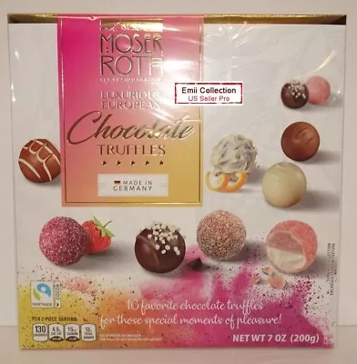 Moser Roth Luxurious European Chocolate Truffles Box 7oz 200g (Made In Germany) • $22.99