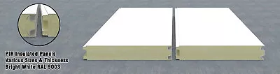 £86.25 • Buy Cold Room Smooth Insulated Panel,1000mm Width - 2500mm Length - 50mm Thickness