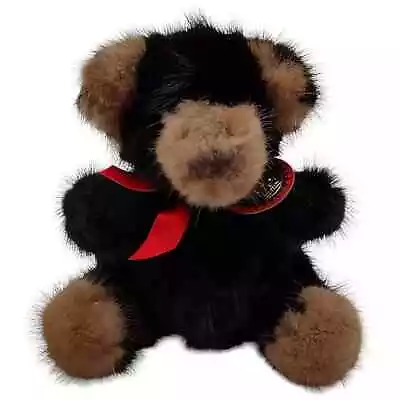 Genuine Mink Bear Ultimate Teddy Bear Black Hand Craft 1982 Rare Bear Inc. +Tags • $28.95