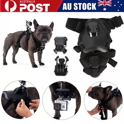 Soft Adjustable Dog Harness Chest Fetch Strap Mount For GoPro Hero Camera 11 9 8 • $19.98