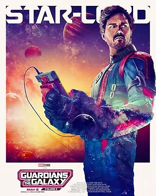 Marvel Art Print Poster Wall Decor  Guardians Of The Galaxy Vol. 3  Star-Lord • $11.99
