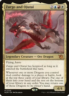 MTG Zurgo And Ojutai  - March Of The Machine • $1.69