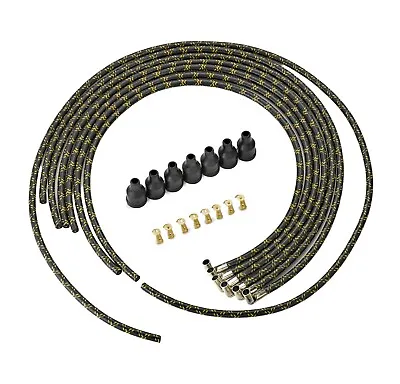For 1948 Dodge Cars & Trucks New Spark Plug Wires Black & Gold Lacquer Wire Set • $101.34