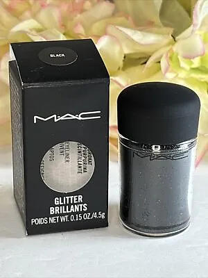 MAC BLACK Glitter Brilliants Pigment Shadow Hard To Find NEW In Box Free Ship • $16.95