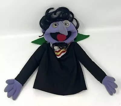 Sesame Street Count Hand Puppet Plush Questor Education 1976 Muppets Henson WORN • $43.20