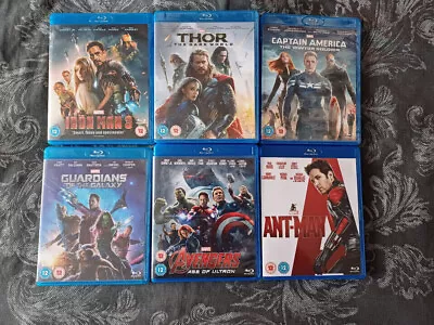 Marvel Cinematic Universe MCU Phase 2 & 3 - Blu-Ray -17 Movies - Free UK P&P • £29.99