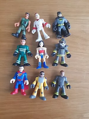 Imaginext Figures Bundle X 9 Batman Superman Superwoman Toy Story • £10