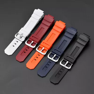 Watch Strap For Casio AW-590 AW-591 AW-5230 AW-282B AWG-M100 AWG-M101 G-7700 • $12.32