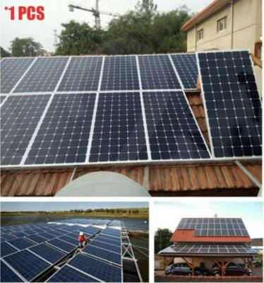 $115.99 • Buy 280W 18V High Flexible Solar Panel Monocrystalline Tile Panel Kit Waterproof US