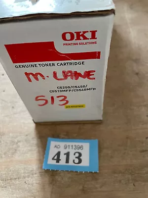 Genuine OKI 42127454 Toner Cartridge Yellow  Boxed Vat Included • £10