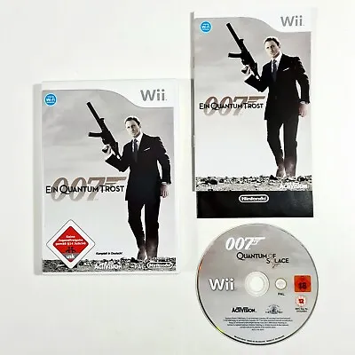 Nintendo Wii James Bond 007 - Quantum Of Solace Dt. 3D Zapper Ego Shooter / Fps • $23.39