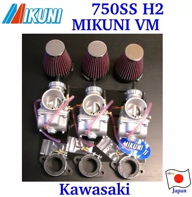 Φ32 VM32 MIKUNI 750SS Mach H2 Kawasaki Mikuni Carburetor Kit Made In Japan  Aaaa • $1550