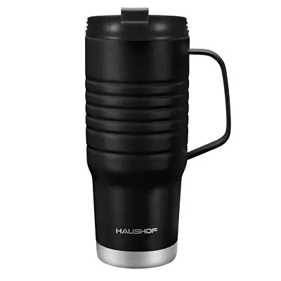 HAUSHOF Travel Mug Stainless Double Wall Vacuum Insulated Tumbler Leak-proof NEW • $24.99