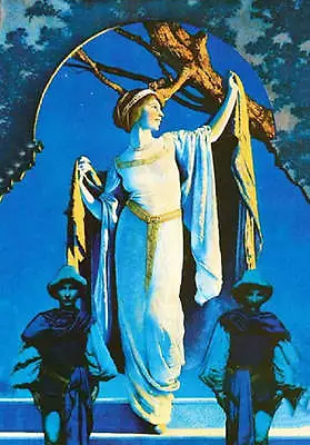 Vintage Art  Spirit Of The Night  By Maxfield Parrish • $14.95