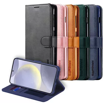 For Samsung Galaxy S24 S23 S21 S20 Ultra FE S10 Plus Wallet Leather Case Cover • $10.99