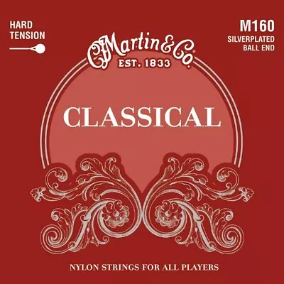 Martin M160 Classical Guitar Strings Hi-Tension Ball End - Bulk 25 Sets • $117.99