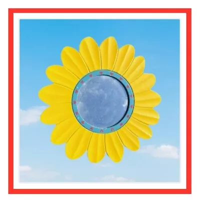 ☀️Yellow Sun Mirror Bring Joy To Kid's Bedroom Vintage Home Interior Hanging💙 • $13.07