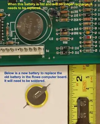 Rowe AMI CD-100 Jukebox Replacement Battery For Central Control Computer - NEW • $5.35