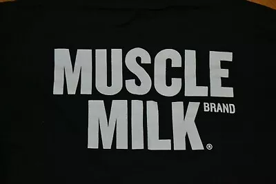 Muscle Milk Brand Protein Supplement Energy Recovery Drink T Shirt Small  • $12.99