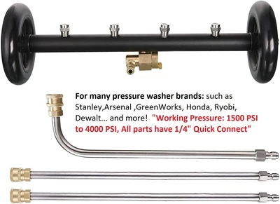£76.30 • Buy 16  Water Broom Surface Cleaner Undercarriage Pressure Undercar Rv Boat Washer