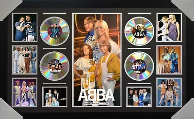 ABBA Signed Framed Limited Edition Memorabilia Large 4CD V2 • $240