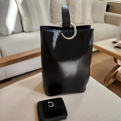 Cartier Panthere Black Leather Sling Bag • $485