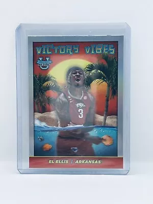 El Ellis Victory Vibes Insert 2023-24 Bowman U Best Basketball Arkansas VV-8 • $4.99