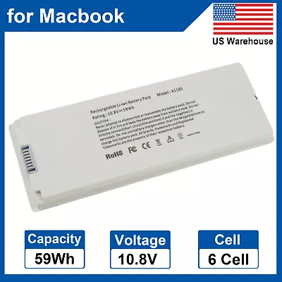 A1185 Battery For Apple MacBook 13 A1181 Mid 2006 2007 Late 2006 2007 Early 2008 • $19.95