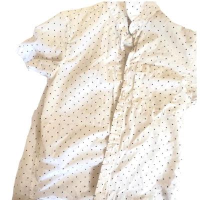 $15 • Buy American Eagle Men's Size Small Polka Dot Button Down Shirt - Stylish & Versatil