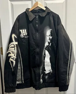 Vintage Tupac Jacket XXL Makaveli Branded 2PAC Rap Hip Hop 90’s Y2K RARE GRAIL • $225