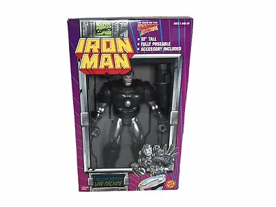 Marvel 1994 IRON MAN Deluxe Ed.War Machine + Accessories 10“ Poseable NotGraded • $21.95