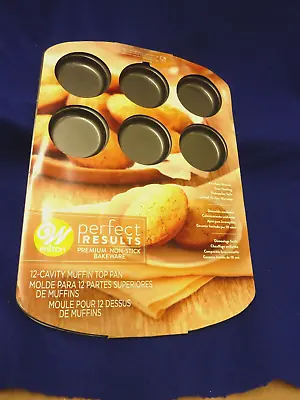 New Wilton Perfect Results 12- Cavity Muffin Top Pan Nonstick Coating • $19.99